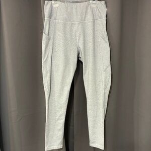 Danskin Navy and White Striped Leggings